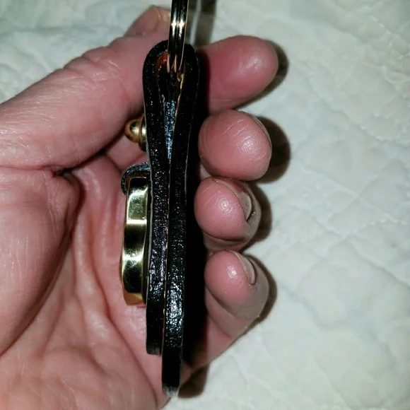 Rare Nubuck Dooney & Bourke vtg key ring - Picture 5 of 8